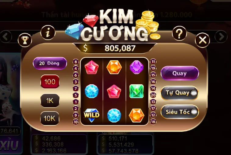 Trò Chơi Nổ Hũ Kim Cương Fun88 Cơ Hội Trúng Thưởng Lớn